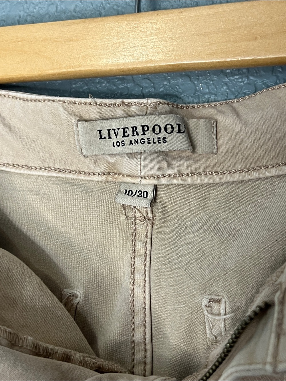 Liverpool Los Angeles Cropped Jogger Pants Size 10/30 - Picture 5 of 10
